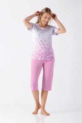 Hajo dames pyjama roze confetti Hajo dames pyjama roze confetti