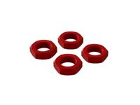 Arrma - Aluminium Wheel Nut 17mm Red 4PCS (AR310906) - thumbnail