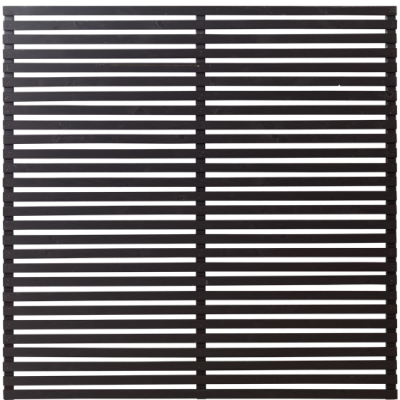 Zwart Houten Tuinscherm Tokyo 180 x 180 CM