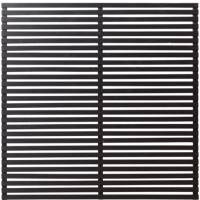 Zwart Houten Tuinscherm Tokyo 180 x 180 CM - thumbnail