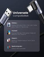 Ugreen 50940 USB-kabel USB 2.0 5 m USB A USB C Zwart, Zilver - thumbnail