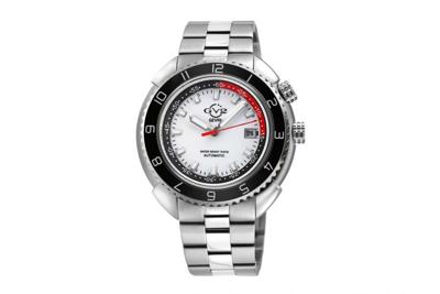 Gevril GV2 Squalo Men's Swiss Automatic White Dial Stainless Steel Bracelet Date Watch 42400 Heren Horloge Gevril GV2 Squalo Men's Swiss Automatic White Dial Stainless Steel Bracelet Date Watch 42400 Heren Horloge