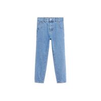 Mango Kids boyfriend jeans blauw - thumbnail