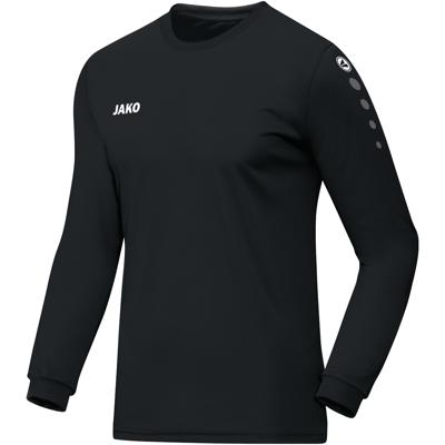 JAKO 4333K Shirt Team Lm Kids - Zwart - 164