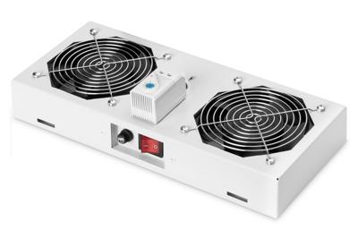 Digitus DN-19 FAN-2-WM-T 19 inch 2 x Ventilator voor patchkast Grijs Digitus DN-19 FAN-2-WM-T 19 inch 2 x Ventilator voor patchkast Grijs