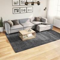 VidaXL Vloerkleed oviedo laagpolig 200x280 cm antracietkleurig - thumbnail