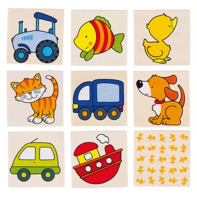 Goki mijn eerste houten memo, 16dlg.