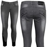 Harrys Horse Liciano FG denim heren rijbroek donkerblauw maat:46 - thumbnail