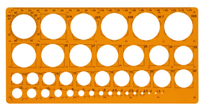 Cirkelsjabloon Maped Technic 1-35mm
