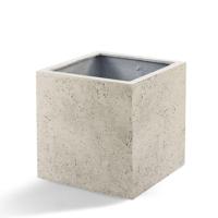 Grigio Cube 20x20x20 Antique White - thumbnail
