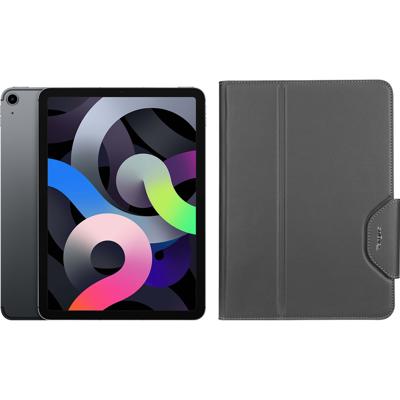 Apple iPad Air (2020) 10.9 inch 256 GB Wifi + 4G Space Gray + Targus VersaVu Book Case