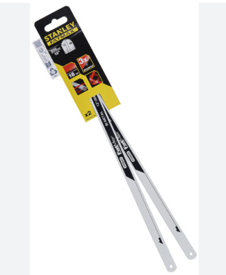 Metaalzaagbladen 2 stuks Stanley Fatmax 300 mm 18 tpi FMHT0-20194