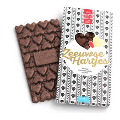 JB Diesch - Zeeuwse Hartjes Reep Melk 39% - 12 x 100 gram