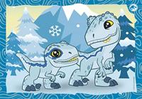 CLEMENTONI 4-in-1 Jurassic World-puzzel - thumbnail