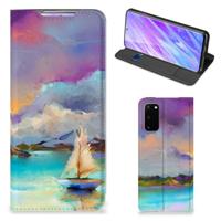 Bookcase Samsung Galaxy S20 Boat - thumbnail