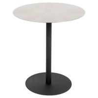 Zuiver Ronde Bijzettafel 'Snow' Staal, 40cm, kleur Zilver - thumbnail
