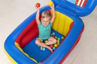 Bestway Opblaasbare Kinderzwembad met Ballen 110x81x62 cm +2 Jaar Tuin 52635 - thumbnail