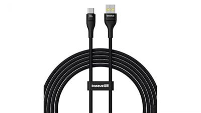 Baseus Oplaadkabel Flash 2 USB naar USB-C 100W, 2m (zwart)