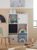 Opbergmeubel 6 vakken wit - thumbnail