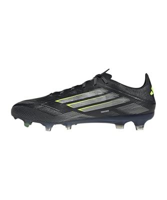 adidas F50 Pro Gras Voetbalschoenen (FG) Zwart Zilver Neongeel adidas F50 Pro Gras Voetbalschoenen (FG) Zwart Zilver Neongeel