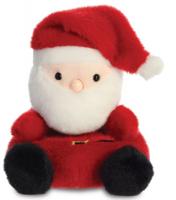 Palm Pals Kerstman knuffeltje - 13 cm - thumbnail