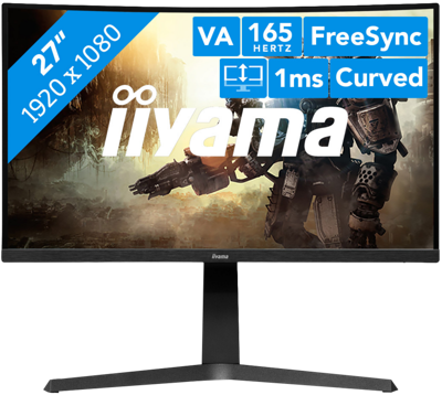 iiyama G-Master Red Eagle GB2766HSU-B1 gaming monitor 2x HDMI, 1x DisplayPort, 2x USB-A 2.0, 165 Hz