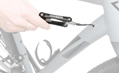 CONTEC gereedschap voor kabelgeleiding "tfm-cable guy" ct instal. tool tfm-cable guy black/silver