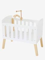 Mobiel voor houten poppenbed wit - thumbnail