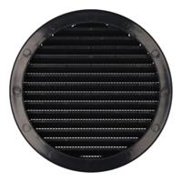 Ventilatierooster EDM 87722 Antraciet Ø 15 cm - thumbnail