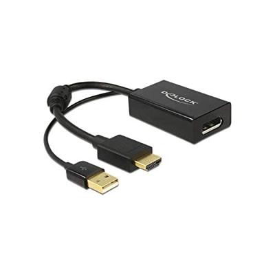 Delock 62667 Adapter HDMI-A male > DisplayPort 1.2 female zwart