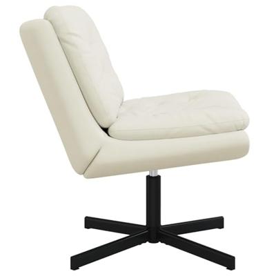 Draaibare Relaxstoel met kussen Anders Crme 63 x 75 x 76 cm Fluweel - thumbnail