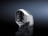 Rittal CP 6206.600 Haakse adapter Aluminium, Kunststof Grijs-wit (RAL 7035) 1 stuk(s) - thumbnail