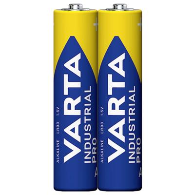 Varta Industrial Pro AAA batterij (potlood) Alkaline 1260 mAh 1.5 V 2 stuk(s) Varta Industrial Pro AAA batterij (potlood) Alkaline 1260 mAh 1.5 V 2 stuk(s)