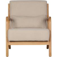 WOOOD Fauteuil 'Mark' Stof, kleur Naturel - thumbnail