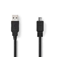 Nedis ccgt60500bk20 kabel usb 2.0 a male - micro b male 2,0 m zwart - thumbnail