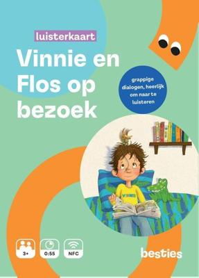 Centraal Boekhuis Vinnie en flos op bezoek luisterkaart
