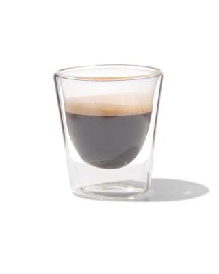 HEMA Dubbelwandig glas 100ml (transparant)