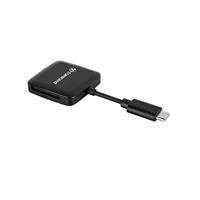 Transcend TS-RDC3 Externe geheugenkaartlezer USB-C Zwart - thumbnail
