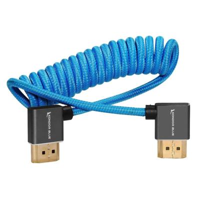 Kondor Blue Haakse Full HDMI kabel voor on-camera monitoren 12"-24"