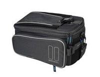 Basil sport design trunkbag - grijze fietsbagagedragertas, 7-15l, waterafstotend, voor reguliere fiets en e-bike - thumbnail