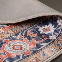 Heritaged Buitenkleed ovaal Vintage - Valenca Fino groen|blauw - - thumbnail