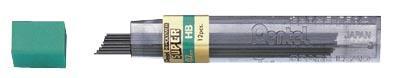 Pentel potloodstiften, 0,7 mm, HB, etui van 12 stuks