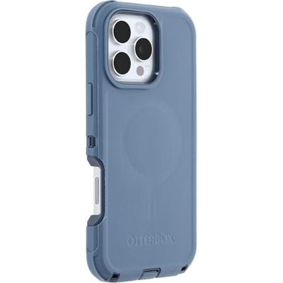 Otterbox Defender Backcover Apple iPhone 16 Pro Max Blauw MagSafe compatible, Stootbestendig Otterbox Defender Backcover Apple iPhone 16 Pro Max Blauw MagSafe compatible, Stootbestendig
