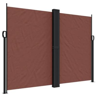 Windscherm uittrekbaar 180x1000 cm bruin