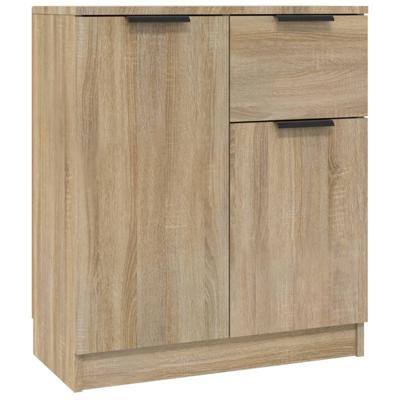 Dressoir 60x30x70 cm bewerkt hout sonoma eikenkleurig