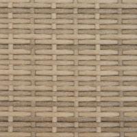 Ligbed met kussens poly rattan beige - thumbnail