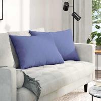 Sofa Kussens Blauw Stof - thumbnail
