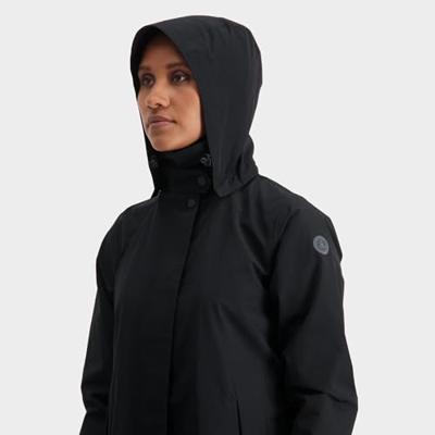 AGU Mac Regenjas Urban Outdoor Dames - Zwart - M - Waterdicht AGU Mac Regenjas Urban Outdoor Dames - Zwart - M - Waterdicht