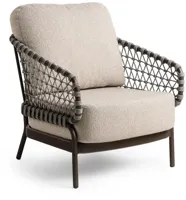 Tierra Outdoor lounge tuinstoel juno chocolat - thumbnail