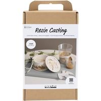 Creativ Company Hobbyset hars gieten, pot met deksel, beige, off white, 1 doos - thumbnail